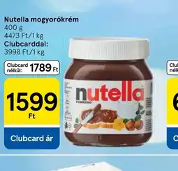 Tesco Nutella mogyorkrém ajánlat