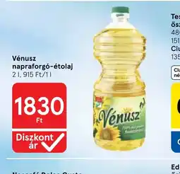 Tesco Vénusz napraforg-étolaj ajánlat