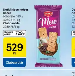 Tesco Detki Mese mézes linzer ajánlat