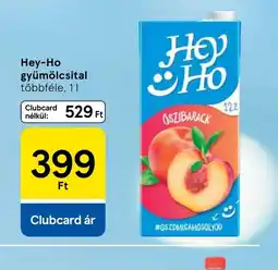 Tesco Hey-Ho gyümölcsital ajánlat