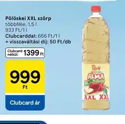 Tesco Pölöskel XXL szörp ajánlat