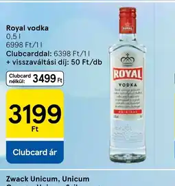 Tesco Royal vodka ajánlat