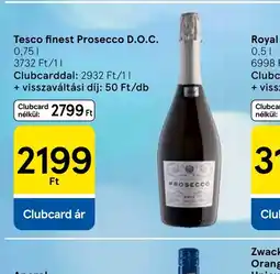 Tesco Tesco finest Prosecco D.O.C. ajánlat