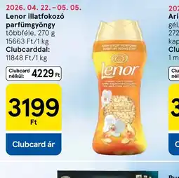 Tesco Lenor illatfokoz parfümgyöngy ajánlat