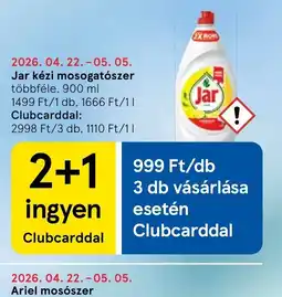 Tesco Jar kézi mosogatszer ajánlat