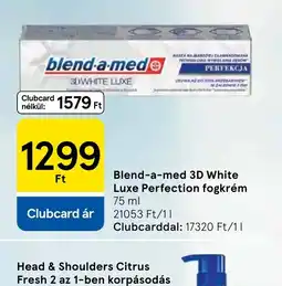 Tesco Blend-a-med 3D White fogkrém ajánlat