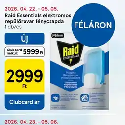 Tesco Raid Essentials fénycsapda ajánlat