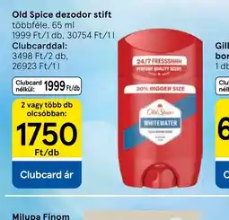 Tesco Old Spice dezodor stift ajánlat