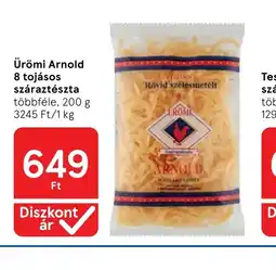Tesco Ürömi Arnold 8 tojásos száraztészta ajánlat