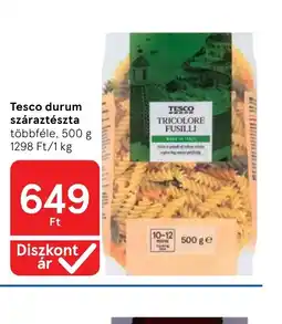Tesco Tesco durum száraztészta ajánlat
