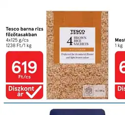 Tesco Tesco barna rizs főzőtasakban ajánlat
