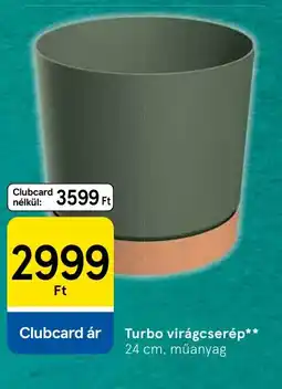 Tesco Turbo virágcserép ajánlat