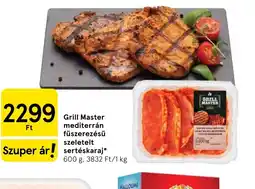 Tesco Grill Master mediterrán sertéskaraj ajánlat