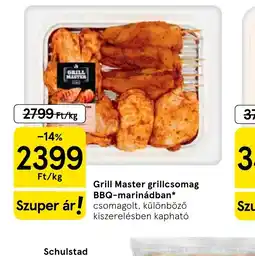 Tesco Grill Master grillcsomag ajánlat