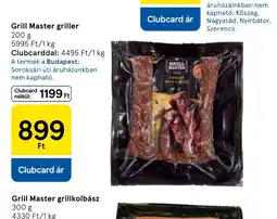 Tesco Grill Master griller ajánlat