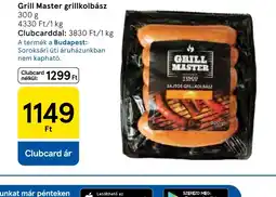 Tesco Grill Master grillkolbász ajánlat