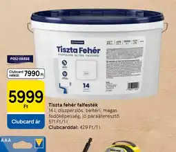 Tesco POLI-FARBE Tiszta Fehér falfesték ajánlat