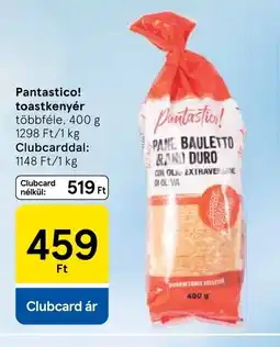 Tesco Pantastico! toastkenyér ajánlat