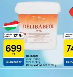Tesco DÉLIBÁBFŐL ajánlat