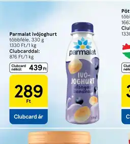 Tesco Parmalat ivjoghurt ajánlat