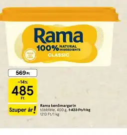 Tesco Rama kenőmargarin ajánlat
