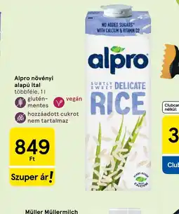 Tesco Alpro növényi alapú ital ajánlat