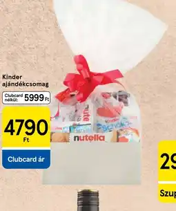 Tesco Kinder ajándékcsomag ajánlat