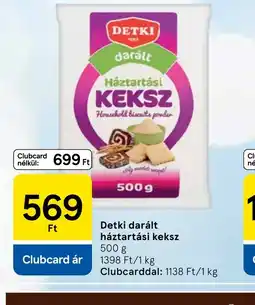 Tesco DETKI darált háztartási keksz ajánlat