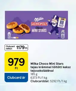 Tesco Milka Choco Mini Stars keksz ajánlat