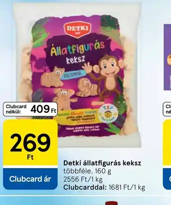 DETKI állatfigurás keksz