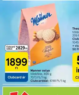 Tesco Manner ostya ajánlat