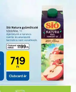 Tesco Si Natura gyümölcslé ajánlat