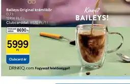 Tesco Baileys Original krémlikőr ajánlat