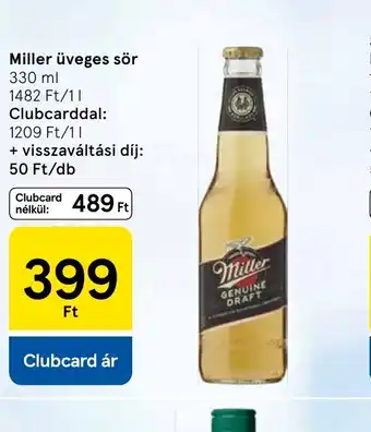 Miller Üveges sör