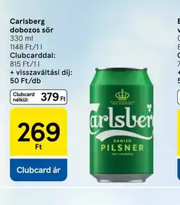 Tesco Carlsberg dobozos sör ajánlat