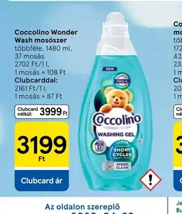 Tesco Coccolino Wonder Wash mosszer ajánlat