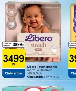 Tesco Libero Touch pelenka ajánlat