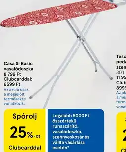 Tesco Casa Si Basic vasaldeszka ajánlat