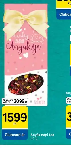 Tesco Szilas Tea Anyák napi tea ajánlat