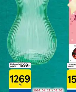 Tesco Kicsi bordázott váza ajánlat