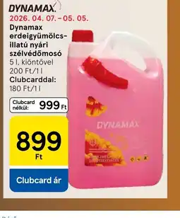 Tesco DYNAMAX szélvédőmos ajánlat