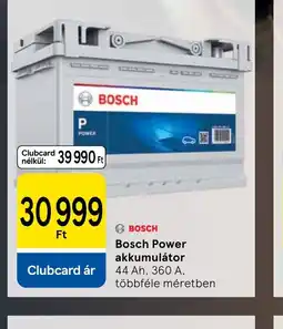 Tesco BOSCH Power akkumulátor ajánlat