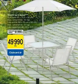 Tesco TESCO kerti bútor ajánlat