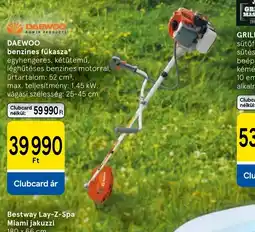 Tesco DAEWOO benzines fűkasza ajánlat