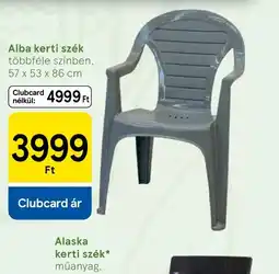 Tesco Alba kerti szék ajánlat