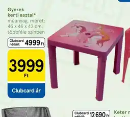 Tesco Gyerek kerti asztal ajánlat
