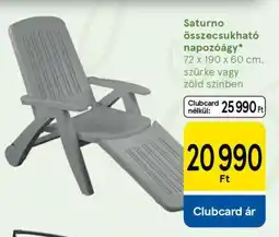 Tesco Saturno összecsukható napozóágy ajánlat