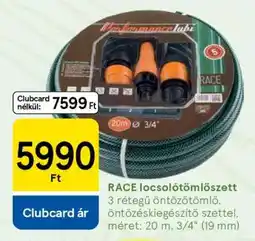 Tesco RACE locsolótömlőszett ajánlat