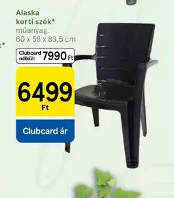 Tesco Alaska kerti szék ajánlat