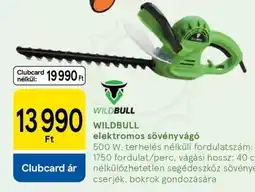 Tesco WILDBULL elektromos sövényvágó ajánlat